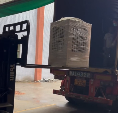 蒸發冷工業省電空調出口裝柜